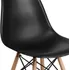 Silla De Comedor Eames Shopick, Color Negro, 1 Unidad