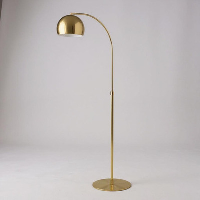 Lampara De Pie Arco Small Oro Moderna Apto Led Luz Desing