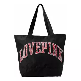 Bolso Importado Negro Love Pink Victoria's Secret