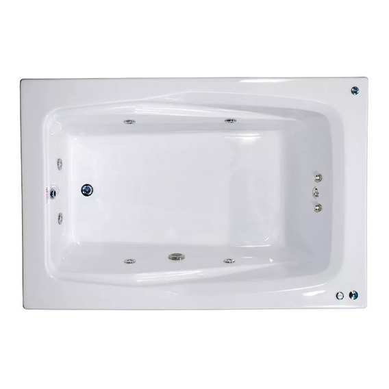 Bañera Hidromasaje Jacuzzi Acrilico 180 X 120 8 Jets Premium