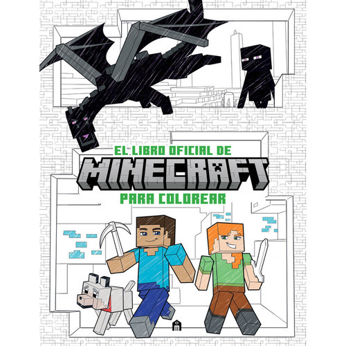Minecraft. El Libro Para Colorear, De Aa.vv. Editorial Magazzini Salani, Tapa Blanda En Español, 2022
