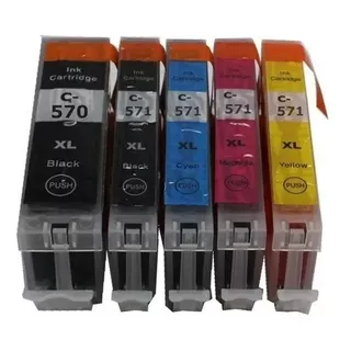 5 Cartuchos  Mg5750 Compatibles. Colores A Elección 