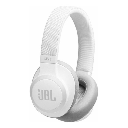 Audífonos inalámbricos JBL Live 650 BTNC JBLLIVE650BTNC blanco con luz LED