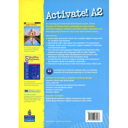 Activate A2 - Student's Book + Active Book Pack