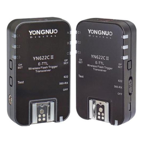 Radio flash Yongnuo YN-622c Ii e-TTL para Canon (par)