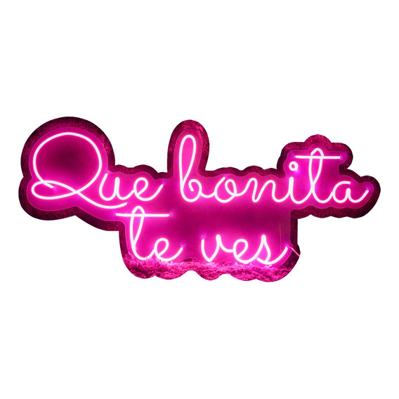 Letreros Led Neón Anuncios  Personalizado  Que Bonita Te Ves