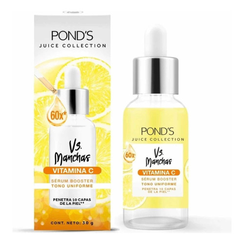 Pond's Serum Booster Vs Manchas Vitamina C 30 Gr Tipo de piel Todo tipo de piel