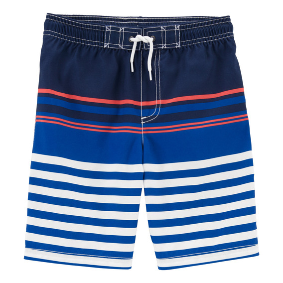 Short De Baño A Rayas Poliester Carters 3n162710