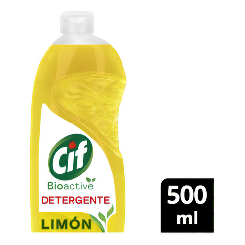 Detergente Bio Active Limon Cif 500 Ml