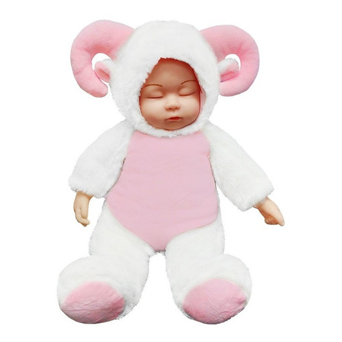 Muñeco Peluche Dormilón Reborn Lovey Baby 35cm Niñas