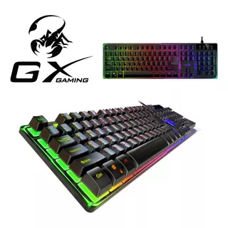 Teclado Gx Genius Scorpion K8 Usb Semi Mecanico Rgb Programa