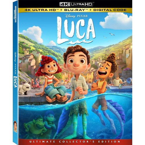 4K Ultra Hd + Blu-ray Luca / Disney Pixar