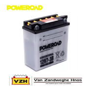 Bateria Motos Moto Poweroad 12n7-3b 12v Vzh