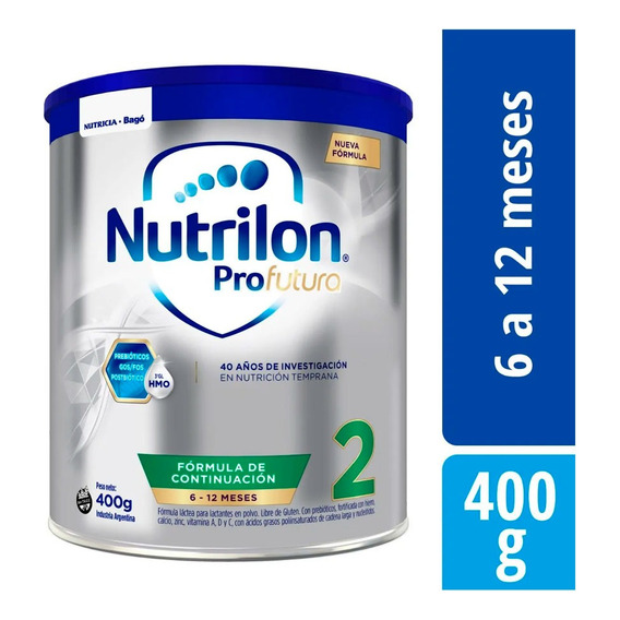 Leche En Polvo Nutrilon Profutura 2 Nutricia Bago X 400 Gr