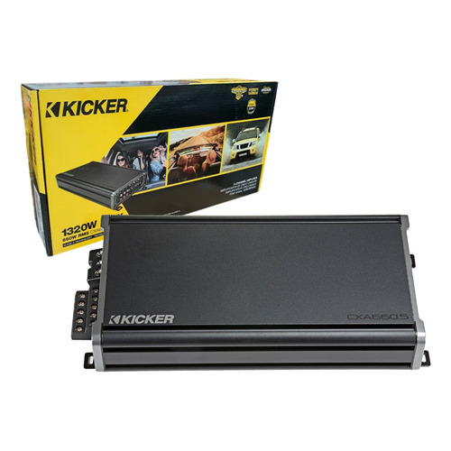 Amplificador Kicker 46cxa6605 Cxa660.5 5 Canales 660w Color Negro