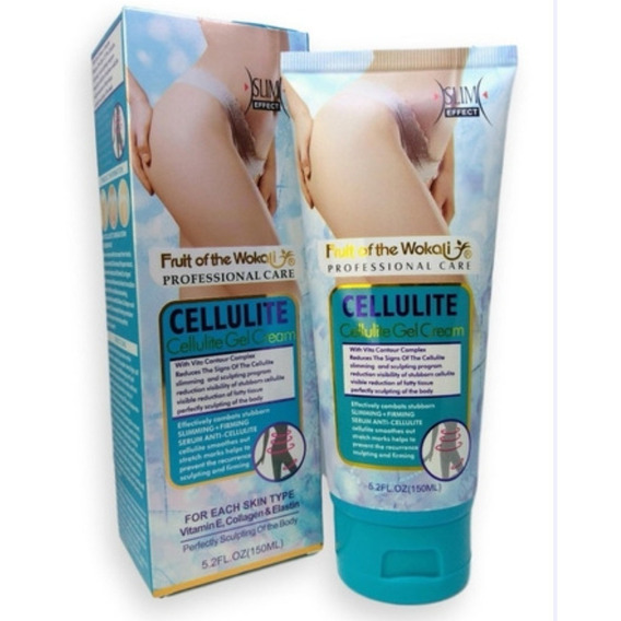 Crema Gel Anti Celulitis Quema Grasa Wokali - 150 Ml