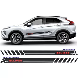 Acessorios Eclipse Cross 1.5 Mvec Faixa Lateral Adesivo Par