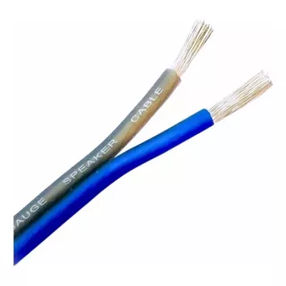 Cable 16 Gauge Audiopipe Azul Platino Flexible Por Metro