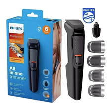 Aparador De Pelos E Barbas Philips Multigroom 6 Em 1 Mg3712