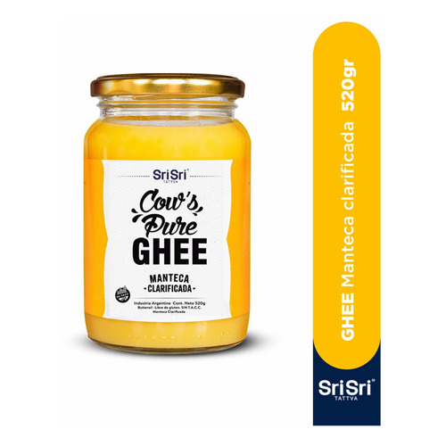 Ghee Manteca Clarificada Cows Pure Sri Sri 520g Sin Tacc