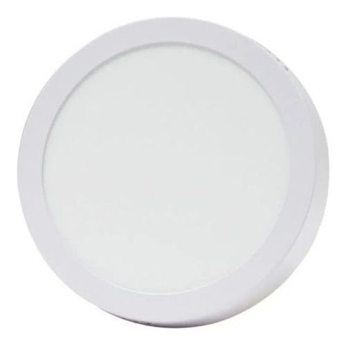 Lámpara De Sobreponer Redonda 12w Luz Blanca 30pz Jwj Color Blanco