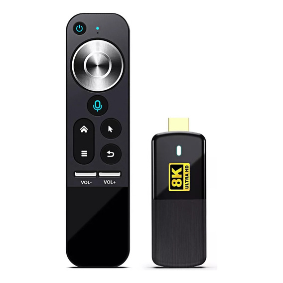 Decodificador De Streaming Bigview M3 Tv Stick Os Android 13.0 Con Sistema De Búsqueda Por Voz Y Resolución De Hasta 8k