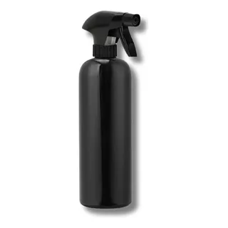Botella Pet Boston Negro Spray Atomizador 500ml
