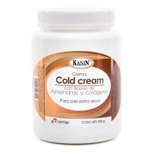 Crema Cold Cream Con Aceite De Almendras Y Colágeno Marino
