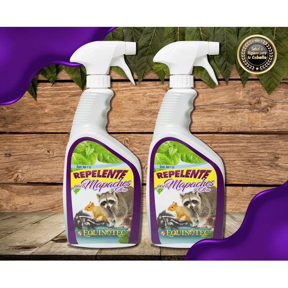 Repelente Para Ardillas, Mapaches, Tlacuaches Y Roedores 2l 