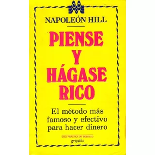 Libro, Piense Y Hágase Rico De Napoleon Hill.