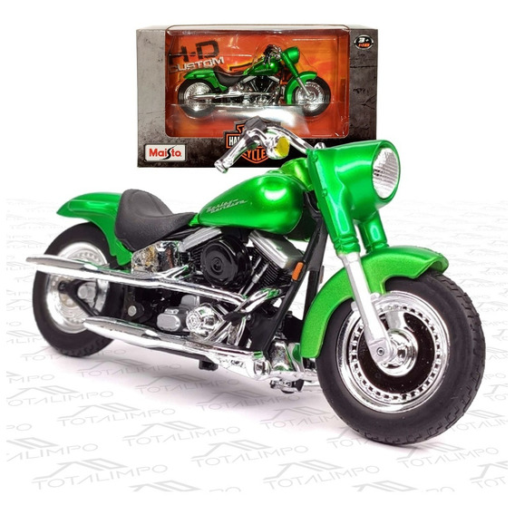 Motos Harley Davidson 1:18 H-d Custom Maisto 31360 1/18