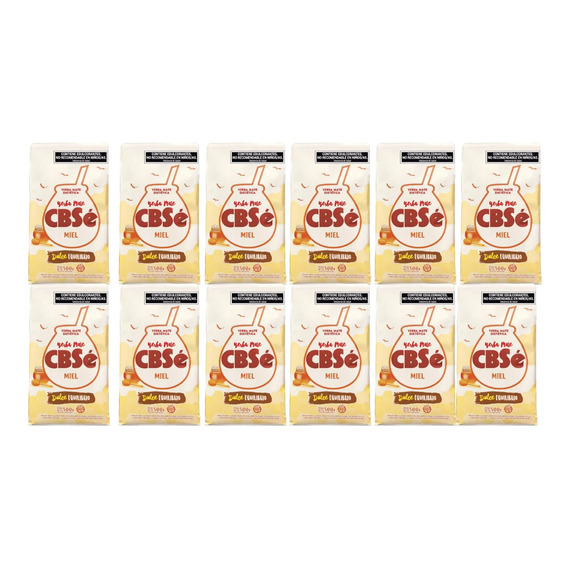 Yerba Cbse Miel 500 Grs Pack X 12 Unidades