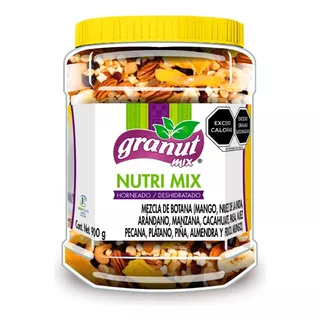 Nueces, Semillas, Frutos Nutri Mix - Granut Mix (900g)