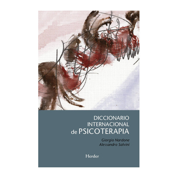 Diccionario Internacional De Psicoterapia, De Anonimo.. Editorial Herder En Español