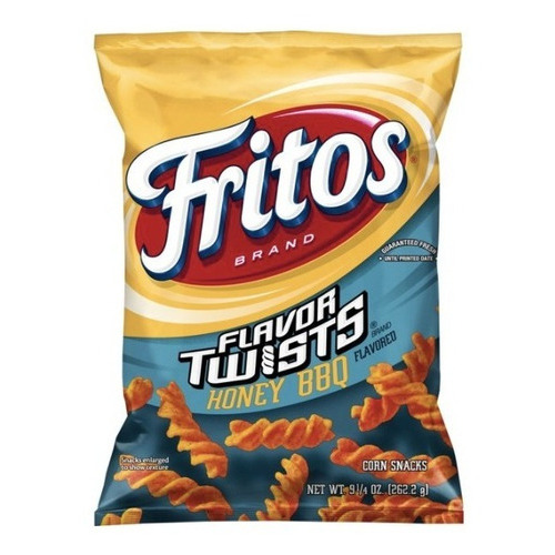 Fritos Flavor Twists Honey Bbq Flavored Corn Chips 262.2 G