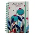Agenda 2025 Paulo Coelho Coraje Diaria 14 X 20cm Portada Beige Flores Azules