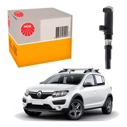  1 Bobina Ignição Ngk Sandero Stepway 1.6 16v 2014 A 2016