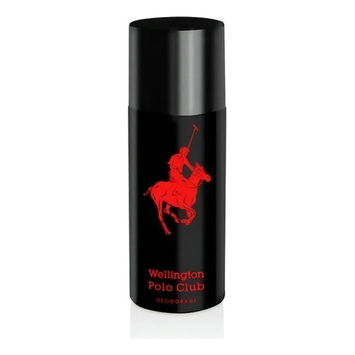 Desodorante  Polo Club -wellington Negro - Hombre X 150ml 