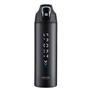 Garrafa Térmica Isolada A Vacuo Sport New B Upstyle 1000 Ml Cor Preto