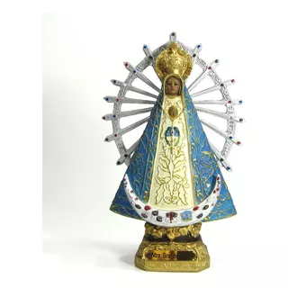 Imagen Religiosa - Virgen De Lujan 19cm Dell Altare Gold