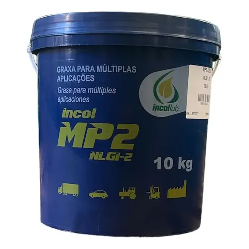 Graxa Lubrificante Azul Incol Mp2 10kg | MercadoLivre