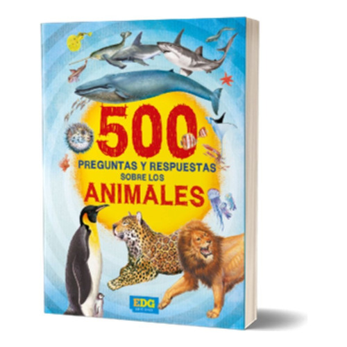 Libro 500 Preguntas Y Respuestas Animales: No, De Aa. Vv.. Serie 1, Vol. 1. Editorial Guadal, Tapa Dura, Edición 1 En Español, 2024