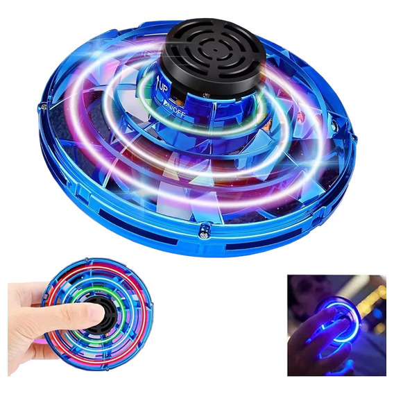 Fly Fidget Spinner Volador  Mini Dron Con Luces Juguete