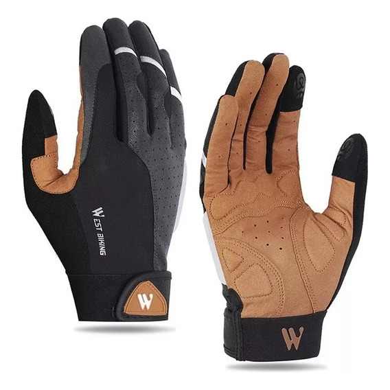 Guantes West Biking Mtb Y Ruta Dedo Largo Bicicleta 