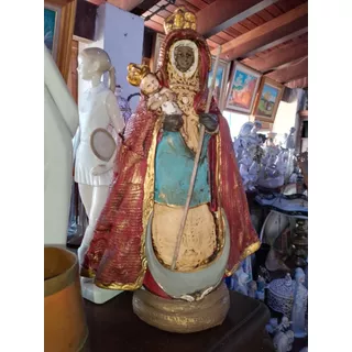 Extraordinaria Virgen De La Candelaria Antigua Buen Estado