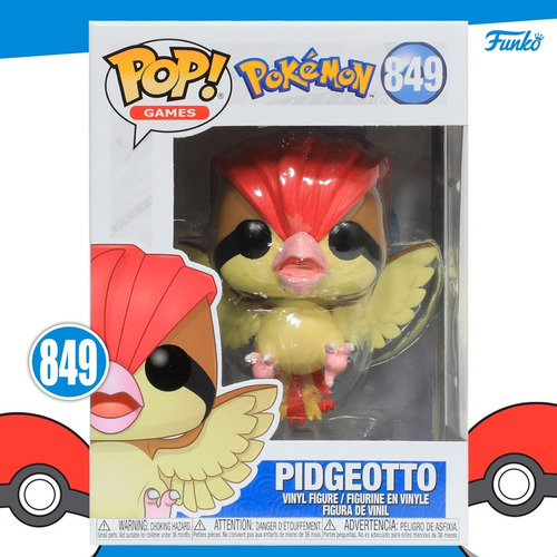 Pokemon Pidgeotto #849 Games Funko Pop