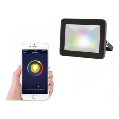 Reflector Led 20w Rgb Smart Bluetooth Exterior App Tuya