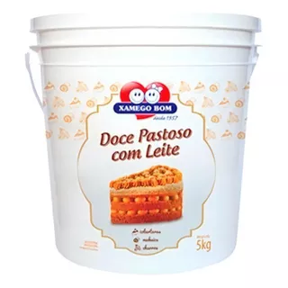 Doce Pastoso Com Leite Xamego Bom Pote De 5kg