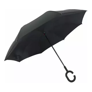Paraguas Sombrilla Reversible Invertido De Doble Capa
