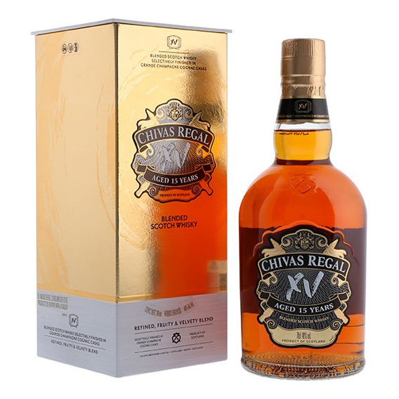 Whisky Chivas Regal XV Scotch escocés 700 mL